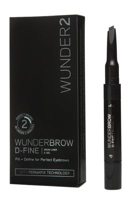 WUNDER2 WUNDERBROW D-FINE Multi-Use Eyebrow Pencil &amp; Brow Gel Makeup for Fuller Brows, Color Blonde