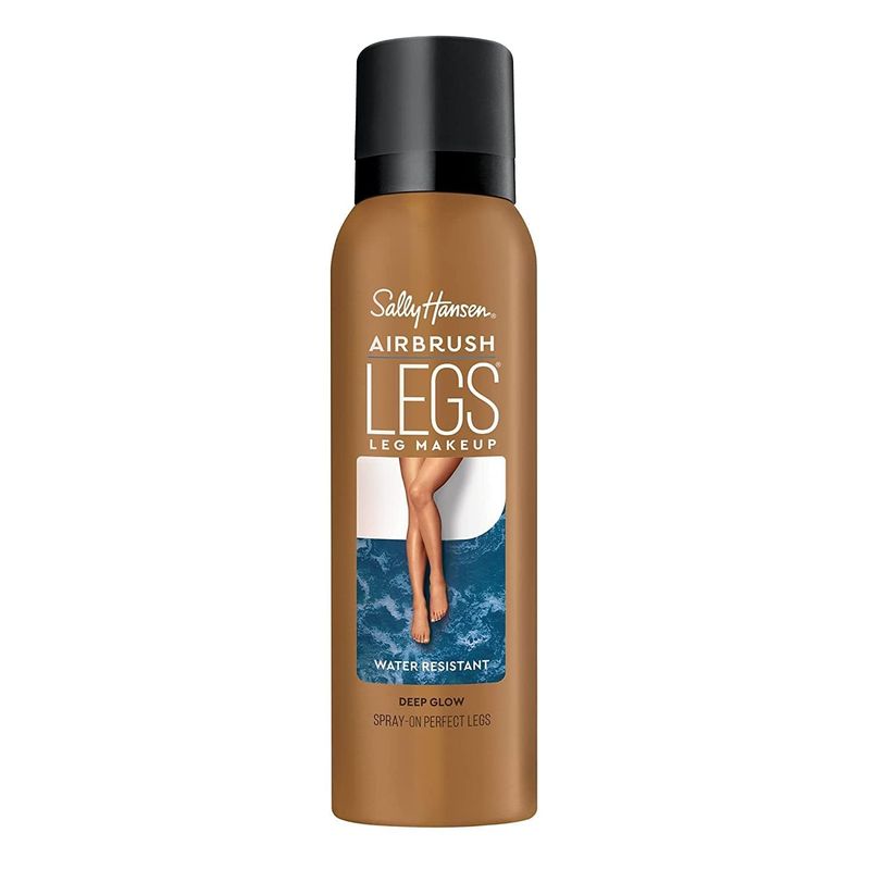 Sally Hansen Airbrush Legs, Leg Spray-On Makeup, Deep Glow, Easy Application, Flawless Looking Legs, Water Resistant, Transfer Proof