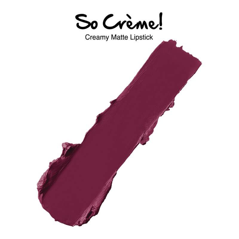 Nykaa Cosmetics So Creme Creamy Matte Lipstick - Long-Lasting Lip Color for Women - Weightless Lipstick with Velvety Texture - It's a Date - 0.1 oz