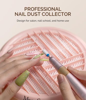 MelodySusie Nail Dust Collector,Compact Vacuum Fan Dust Collector for Beginner with Reusable Filter,HPro Powerful Dust Suction Machine Manicure Pedicure Tool for Acrylic Nail Polishing,Salon &amp; Home