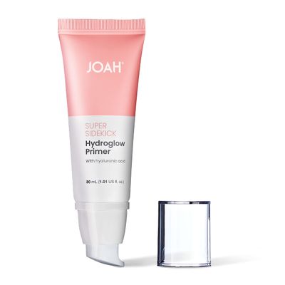 JOAH Super Sidekick Hydroglow Makeup Primer with Hyaluronic Acid For Glow Dewy Finish, Hydrating Long Lasting and Illuminating Korean Makeup Face Primer For Silky Glass Skin, All Skin Types, 1.01 Oz