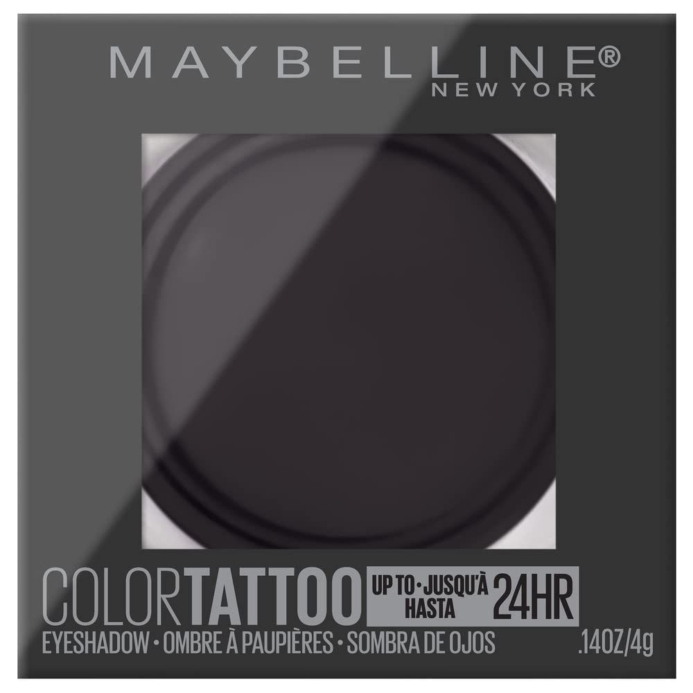 Maybelline New York Color Tattooup to 24HR Longwear Waterproof Fade Crease Resistant Blendable Cream Eyeshadow Pots Makeup, Risk Maker, 0.14 Oz