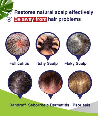 PHARMBANNER Anti-Fungal Shampoo for Folliculitis, Seborrheic Dermatitis, Scalp Psoriasis - Relieves Itchy &amp; Dry Scalp