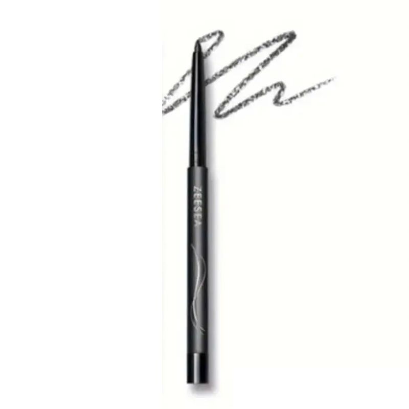 zeesea No Smudging Retractable Eyeliner, Creamy, Ultra-Pigmented &amp; Waterproof, Creates Bold &amp; Defined Lines, Vegan &amp; Cruelty-Free,Black,1pcs