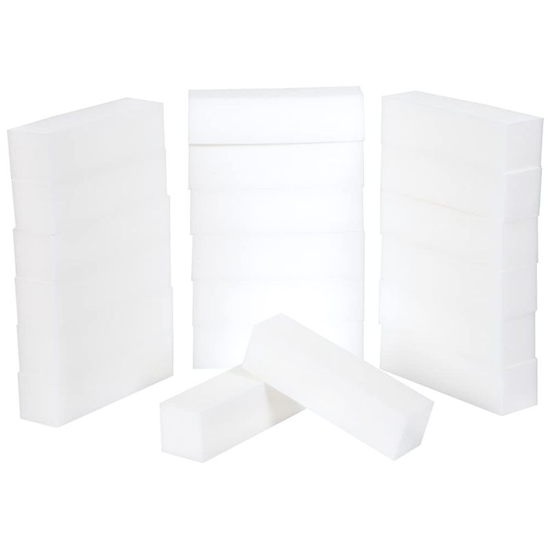ForPro Professional Collection Buffing Block, Super White, 180240 Grit, Four-Sided Manicure and Pedicure Nail Buffer, 3.75" L x 1" W x 1" H, 20-Count