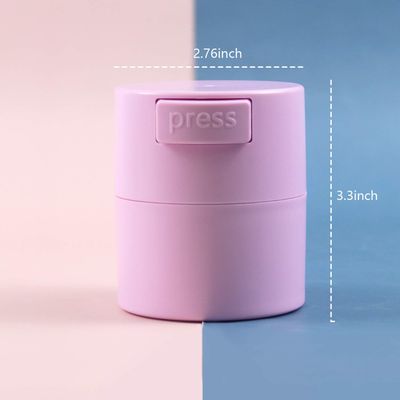AUEAR, Eyelash Glue Storage Tank Lash Extension Organizers Activated Carbon Sealed Jar Leak Proof Container Cylinder (Pink)