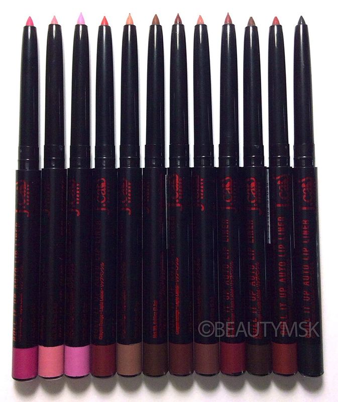 J.CAT BEAUTY Roll It up Auto Lip Pencil Liner All 12 Colors
