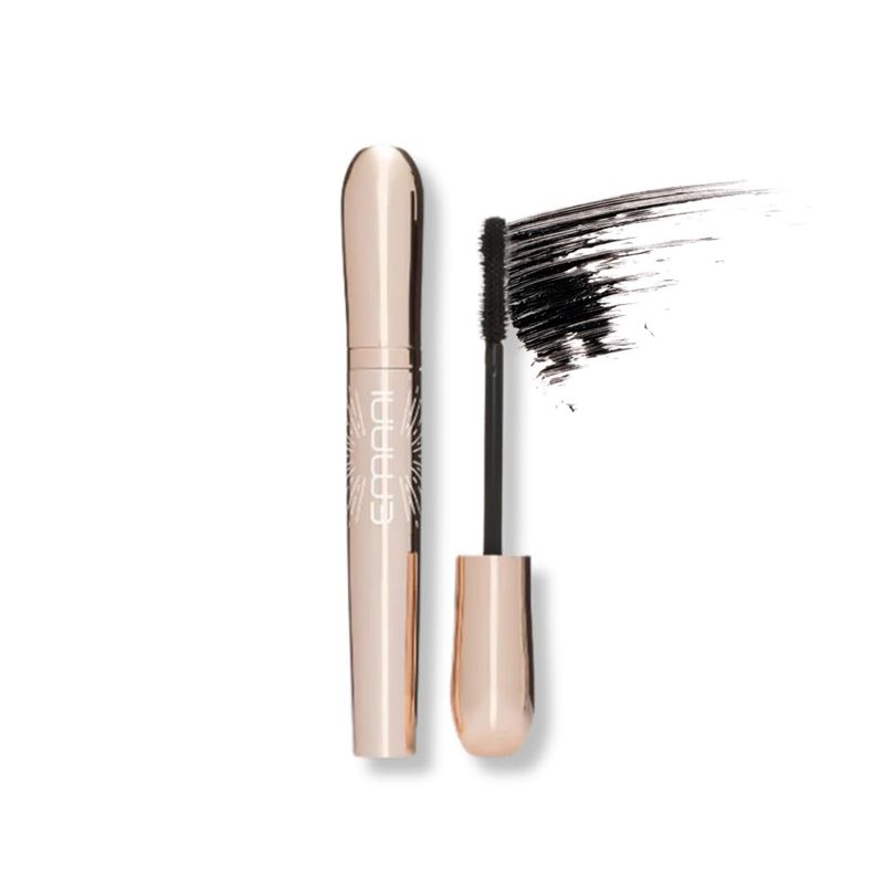 Emani New Healthy Lash Mascara, Best Black Smudge Proof Eyelash Makeup For Added Length and Volume, Formulated For Sensitive Eyes, Gluten and Cruelty Free, 1093 Midnight