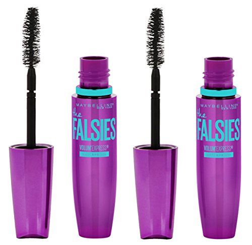 Maybelline Volum&#39; Express Falsies Volumizing Waterproof Mascara, Very Black, 2 Count