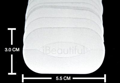 50 Pairs- Eyelash Extension Silk &amp; Lint Free Under Eye Pad Stickers By Eye Beautiful
