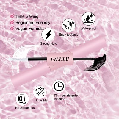 Uilulu Lash Clusters kit 8-18mm DIY Lash Extension Kit 168 Natural Lash Clusters 0.07D D Curl Wispy Individual Eyelash Clusters False Lashes Eye Lash Extension Lash Kits Extensions Kit
