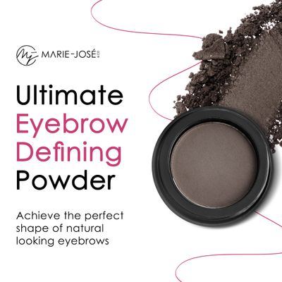 Marie-Jos &amp; Co Dark Brown Eyebrow Powder - Effortless All-Day Brow Beauty
