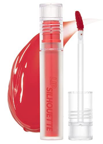 I&#39;M MEME Lip Silhouette Gloss Tint - 04 Neo Scarlet | Best Tinted Lip Gloss, Highly Pigmented, Long Lasting, Hydrating &amp; Moisturizing, Light-weight, Glossy Finish, Buildable, Makeup, 4g