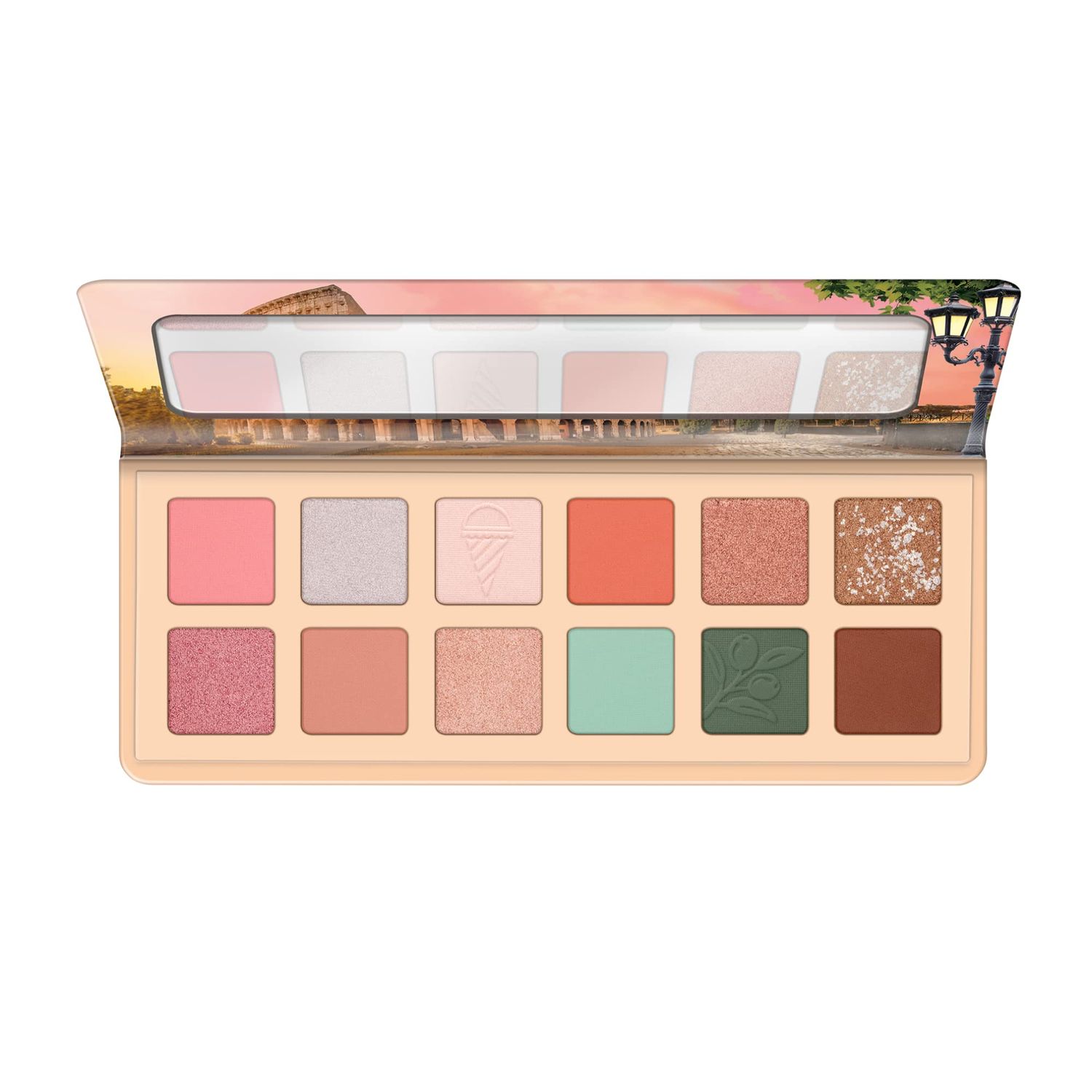 essence | Benvenuti a Roma Eyeshadow Palette | 12 Highly Pigmented, Matte &amp; Metallic Shades | Vegan &amp; Cruelty Free, Paraben Free
