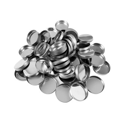 Allwon 56 Pack Empty Round Metal Pans Size 26mm for Eyeshadow Palette Magnetic Makeup Palette (Height5mm)