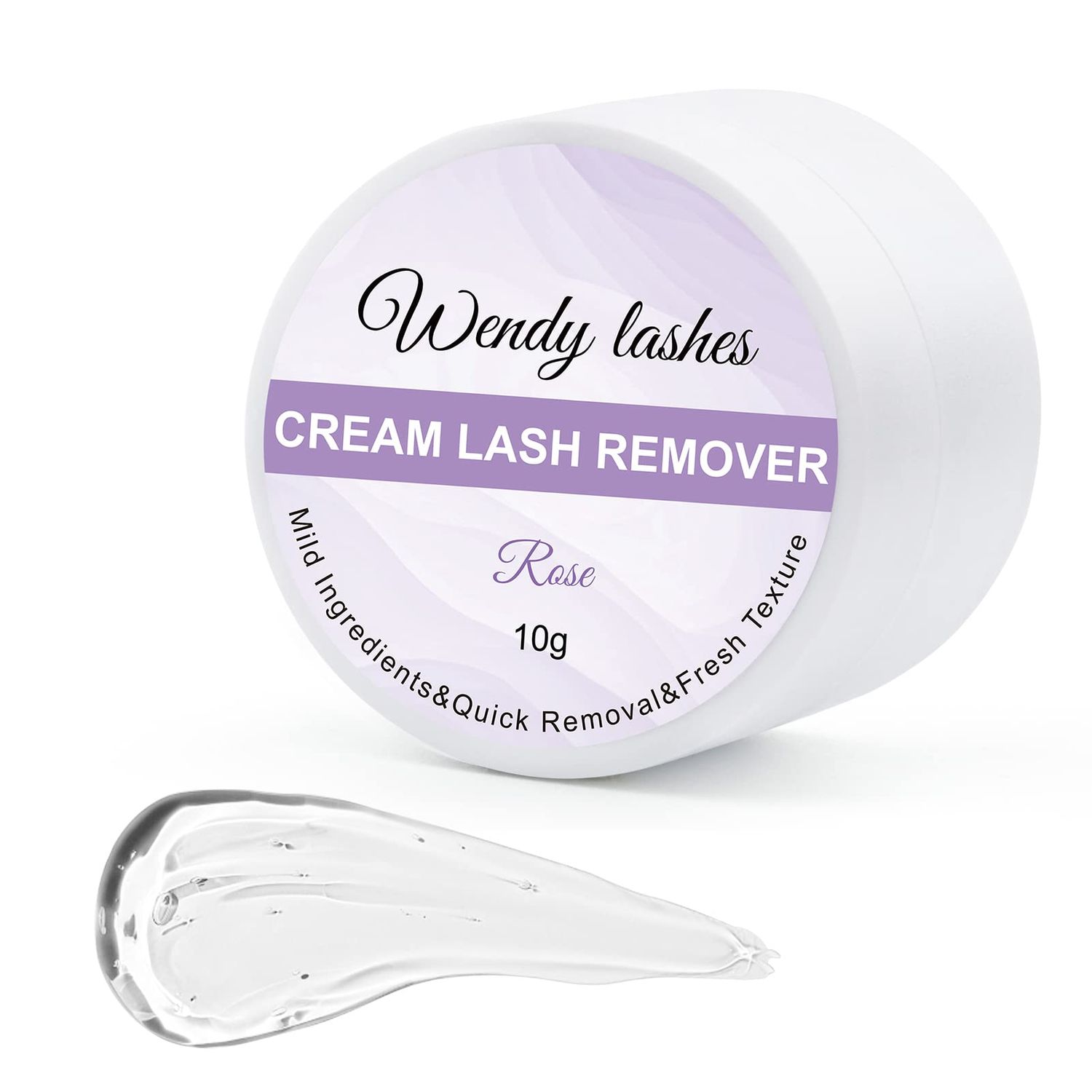 Lash Remover For Lash extensionsLash Clusters Cream Lash Glue Remover 10g Effectively| Low Irritation for Sensitive Skin Lash Extension Remover Easy Removal of Indicidual Lashes Glue Remover(Rose)