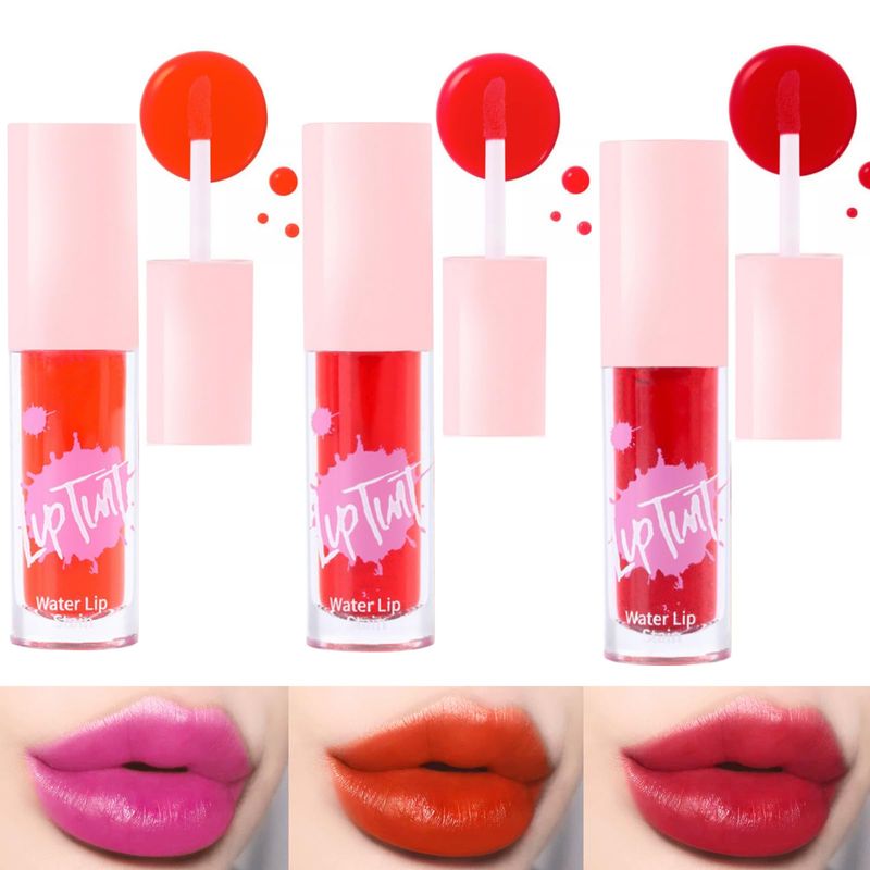 Lip Stain Long Lasting Lip Tint Waterproof Lip Stain Tint, Multi-use Lip and Cheek Tint, Non-Stick Cup Korean Lip Gloss, tinta de labios de larga duracion
