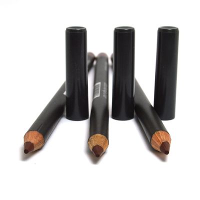 3 Pcs x Italia 1025 EXPRESSO BROWN Ultra Fine Eye liner Pencil Lip Eyeliner Set  Free ZipBag