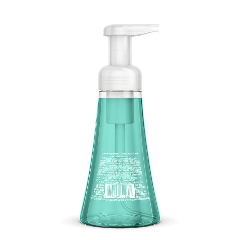 Method Foaming Hand Soap, Waterfall, Paraben and Phthalate Free, Biodegradable Formula, 10 fl oz (Pack of 6)