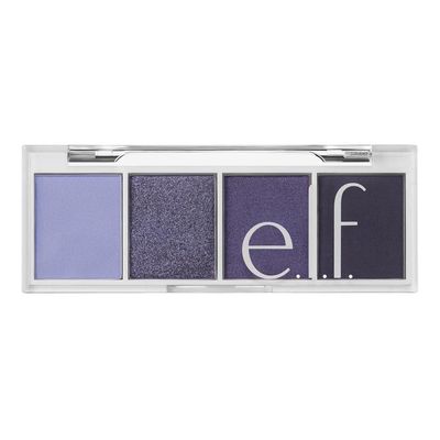 e.l.f. Bite-Size Eyeshadow, Ultra-Pigmented Eye Makeup Quad, 4 Matte &amp; Shimmer Shades, Creamy &amp; Blendable Powder, Aa You, 0.12 Oz