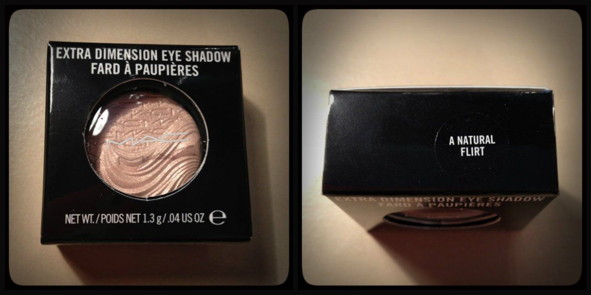 MAC Extra Dimension Eye Shadow A NATURAL FLIRT -Magnetic Nude collection 2013