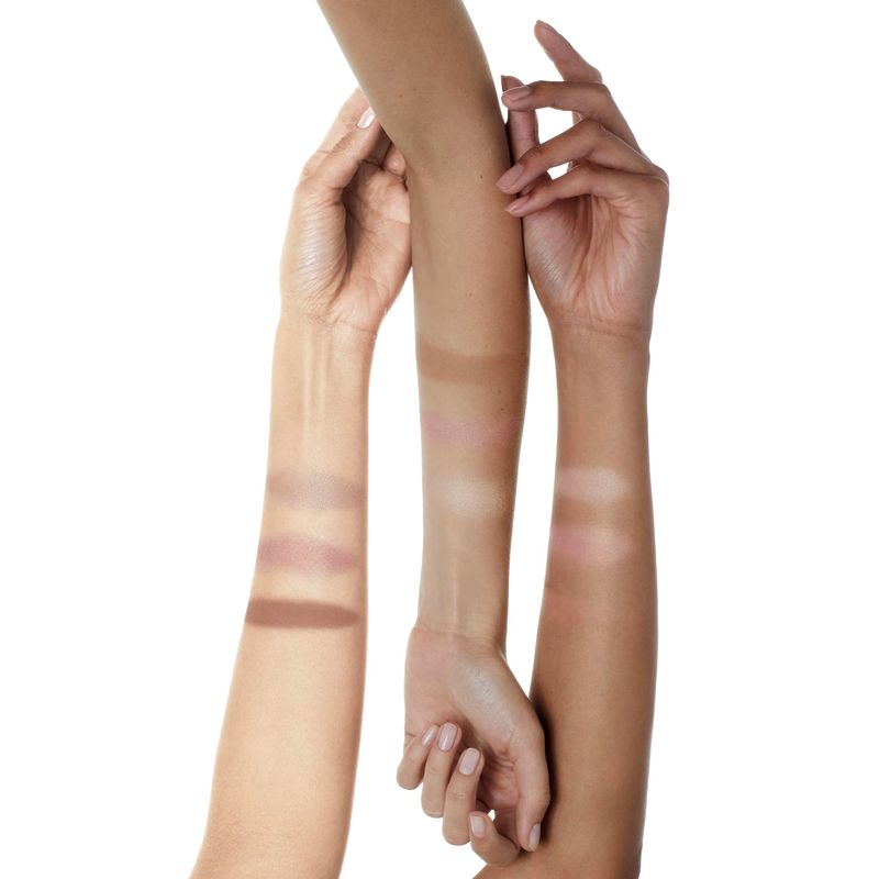 Well People Power Palette Powder Face Trio, Face Powder Makeup Palette For A Sun-kissed Glow, Hydrates Skin, Vegan &amp; Cruelty-free, Empowerment