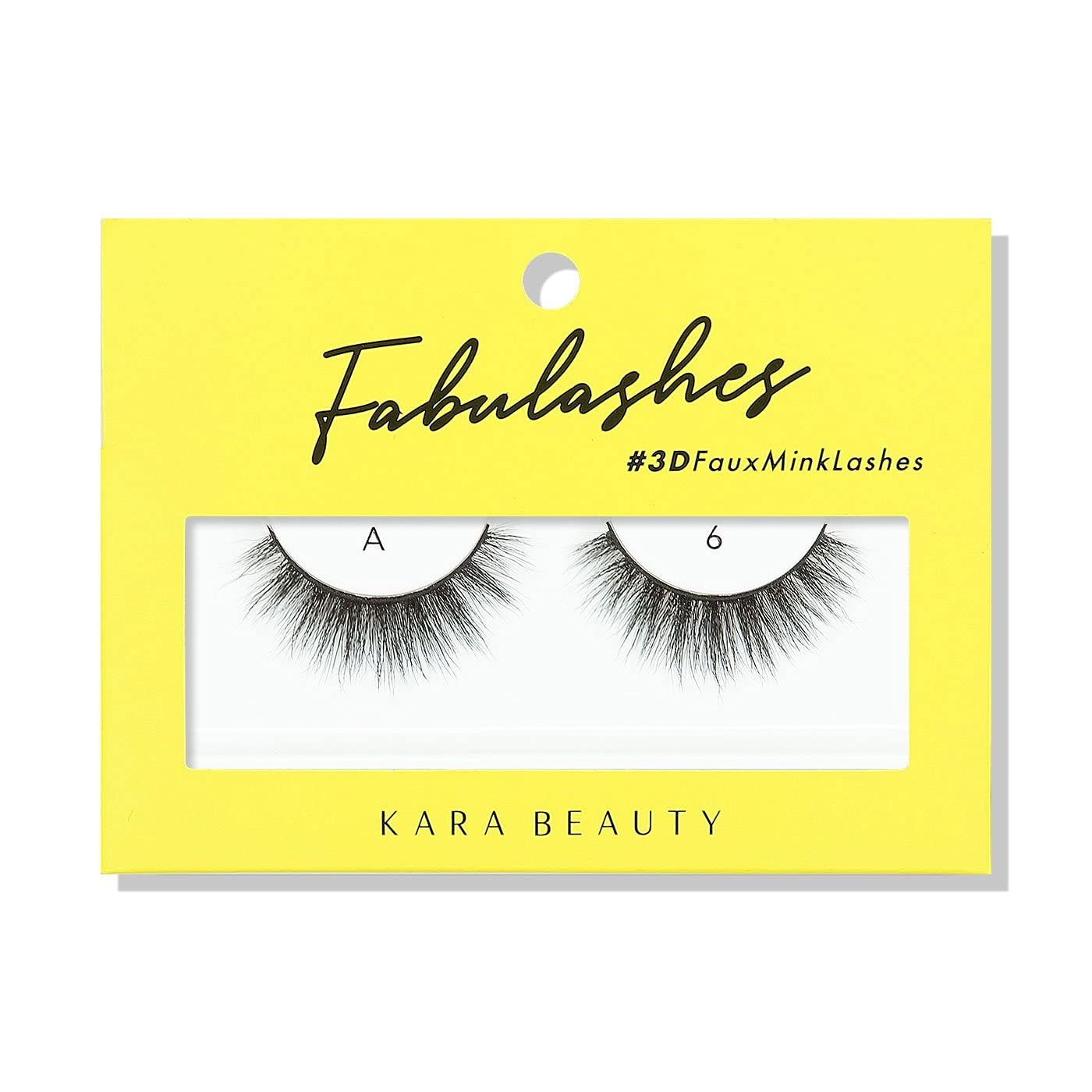KARA BEAUTY FABULASHES 3D Faux Mink False Eyelashes - Style A6