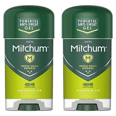 Mitchum Gel Mountain Size 2.25z Mitchum Mountain Air Clear Gel Anti-Perspirant &amp; Deodorant (2-pack)