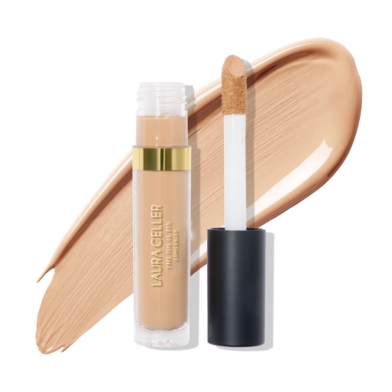 LAURA GELLER NEW YORK The Ideal Fix Concealer - Light - Buildable Medium to Full Coverage Liquid Concealer - Covers Under Eye Dark Circles &amp; Blemishes - Long-Lasting