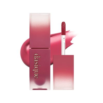 Dasique Cream de Rose Tint (07 Crimson) | Velvet Cream Matte Lip Stain, Infused with Rose Water | Vegan, Cruelty-free ,0.11 Ounce (Pack of 1)