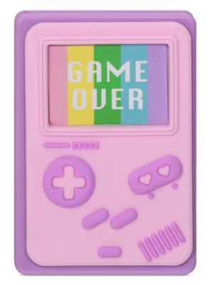 iscream Vintage Video Game Shaped Strawberry Scented Solid Lip Gloss