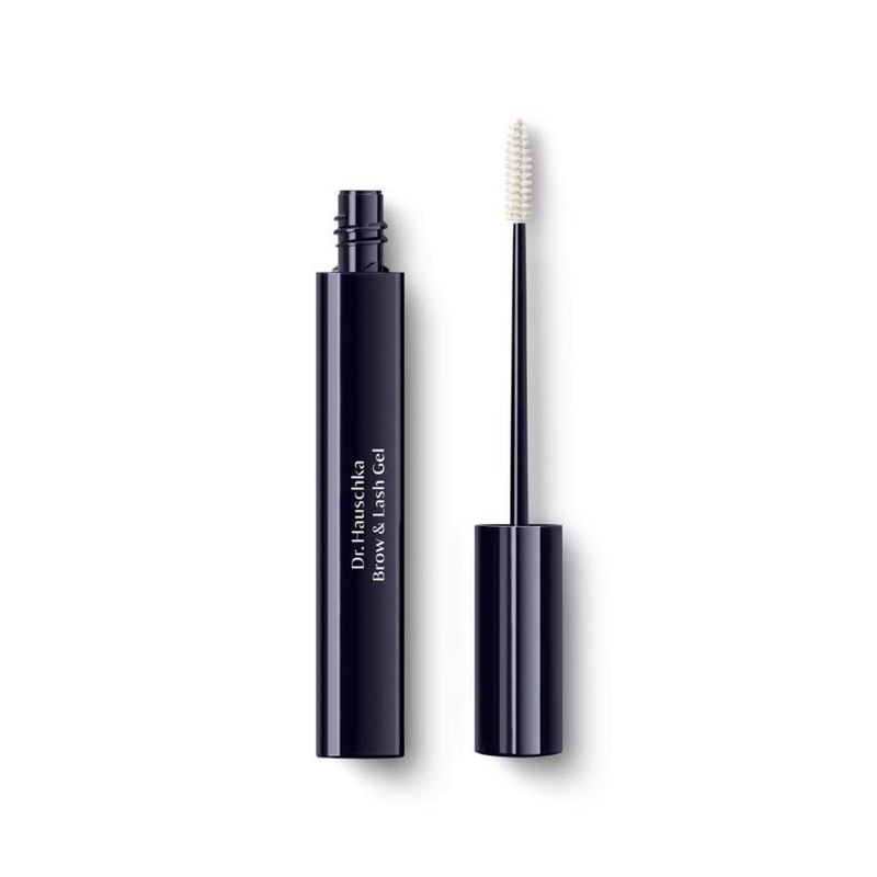 Dr. Hauschka Brow &amp; Lash Gel, 00 Translucent, Natural, Clear Gel, Quick-Setting, Grooms, Shines, Defines, Flexible Hold, 0.2 fl oz