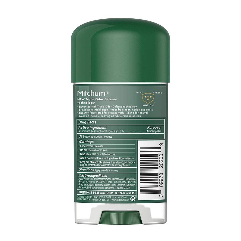 Mitchum Gel Mountain Size 2.25z Mitchum Mountain Air Clear Gel Anti-Perspirant &amp; Deodorant (2-pack)