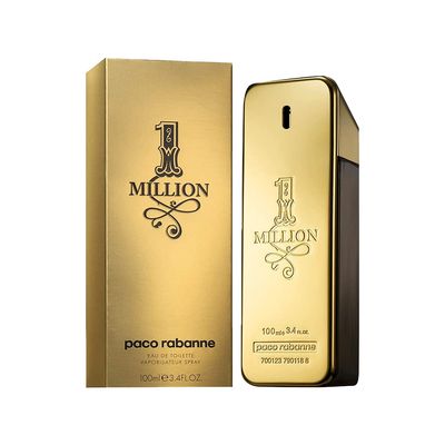 1 Million By Paco Rabanne For Men&#39;s Eau De Toilette TESTER 3.4 fl oz 100 ml