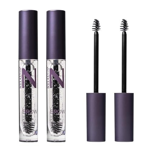 NULASTIN Eyebrow Serum for Thicker Looking Brows - BROW Shape Altering Serum - Reduce Shed &amp; Encourage Fuller, More Youthful-Looking Brows - With Keratin &amp; Peptides (2 Count, 0.1 fl oz each)
