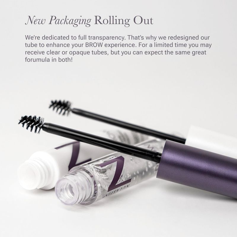 NULASTIN Eyebrow Serum for Thicker Looking Brows - BROW Shape Altering Serum - Reduce Shed &amp; Encourage Fuller, More Youthful-Looking Brows - With Keratin &amp; Peptides (2 Count, 0.1 fl oz each)