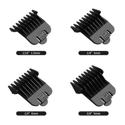 T Outliners Guards for Andis T Outliner, From 116-38 inch Snap-on Blade Attachment Combs Set, 4 Pack