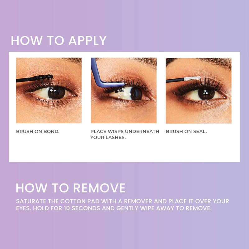 KISS Falscara DIY Eyelash Extension Remover with Natural Rosewater - Gentle Soothing Nourishing Eye Cleanser for Removal of Artificial False Synthetic Eyelashes, Lash Wisps, and Bond &amp; Seal Adhesive