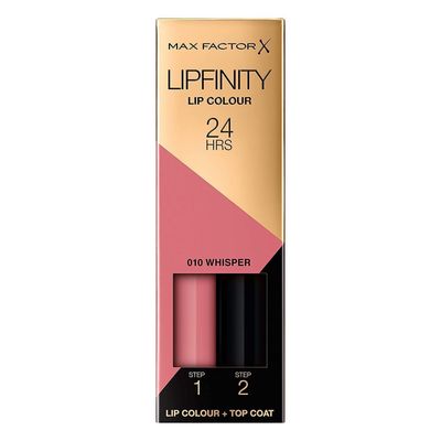 Max Factor Lipfinity Lip Stick for Women, # 010 Whisper, 4.2 Gram