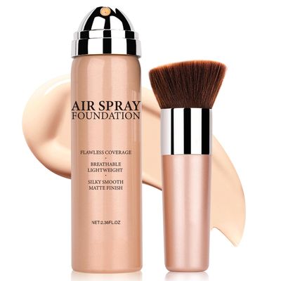 AOAZXBB Airbrush Makeup Foundation for Mature Skin Silky Spray Foundation Makeup Long Lasting Full Coverage Foundation for Concealer Brighten-01 Natural