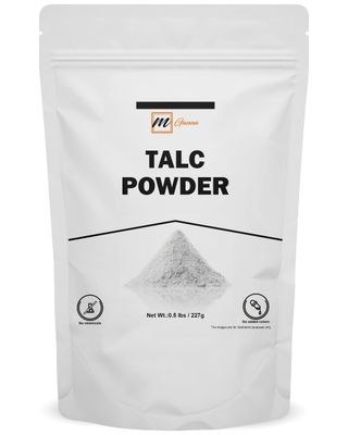 mGanna 100% Natural Talc Powder for Facial Make-up, Absorption, Lubrication, and Multi-Purpose 0.5 LBS  227 GMS