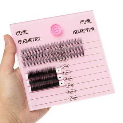 POCMKO 1 Pack Lash Pallet Holder for Eyelash Extensions, Bigger Size Lash Tray Strip Adhesive Glue Holder, Eyelash Tiles, Professional Lash Extension Pallet
