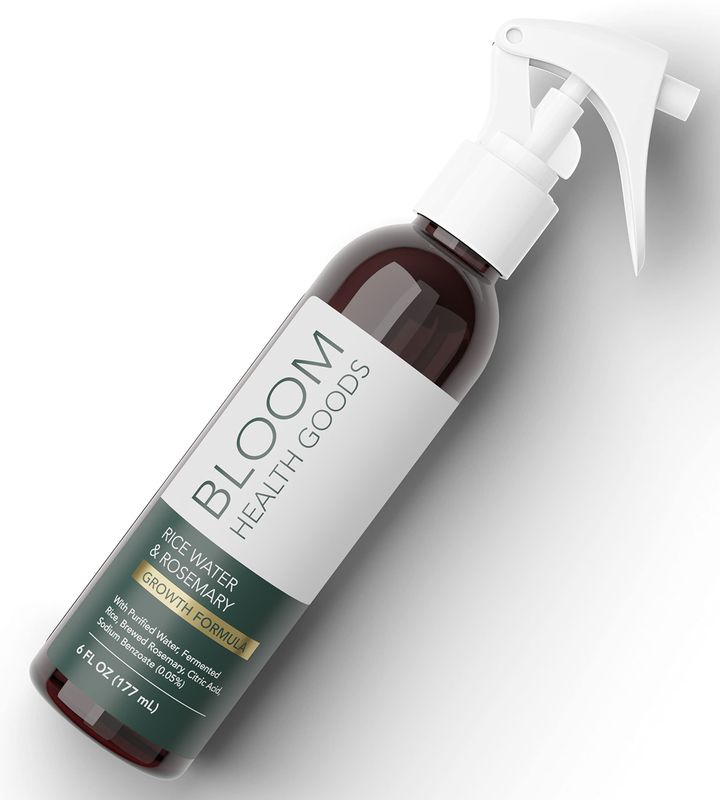 Bloom Health Goods Rosemary &amp; Fermented Rice Water Tonic Growth Spray for Hair Health - Whole Plant Ingredients - 6 Fluid Ounces