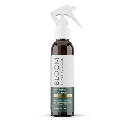 Bloom Health Goods Rosemary &amp; Fermented Rice Water Tonic Growth Spray for Hair Health - Whole Plant Ingredients - 6 Fluid Ounces
