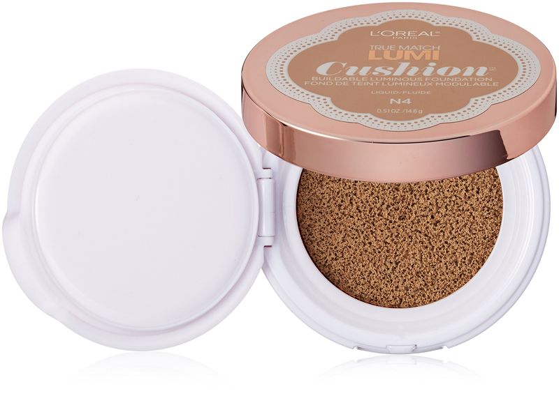 L'Oral Paris True Match Lumi Cushion Foundation, N4 Buff Beige, 0.51 oz.