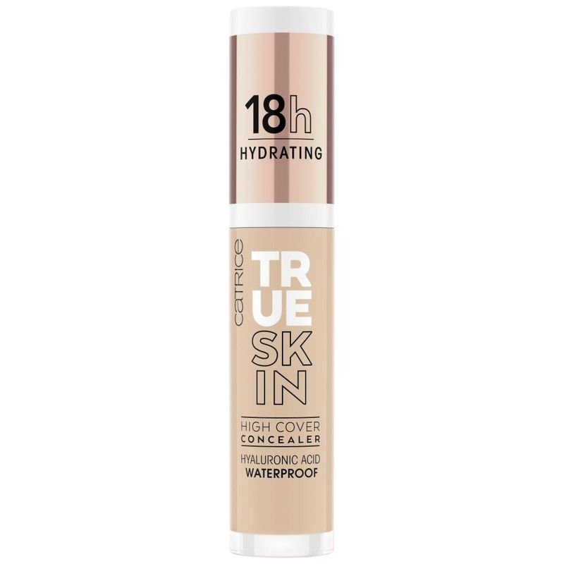 Catrice | True Skin High Cover Concealer (020 | Warm Beige) | Waterproof &amp; Lightweight for Soft Matte Look | With Hyaluronic Acid &amp; Lasts Up to 18 Hours | Vegan, Cruelty Free