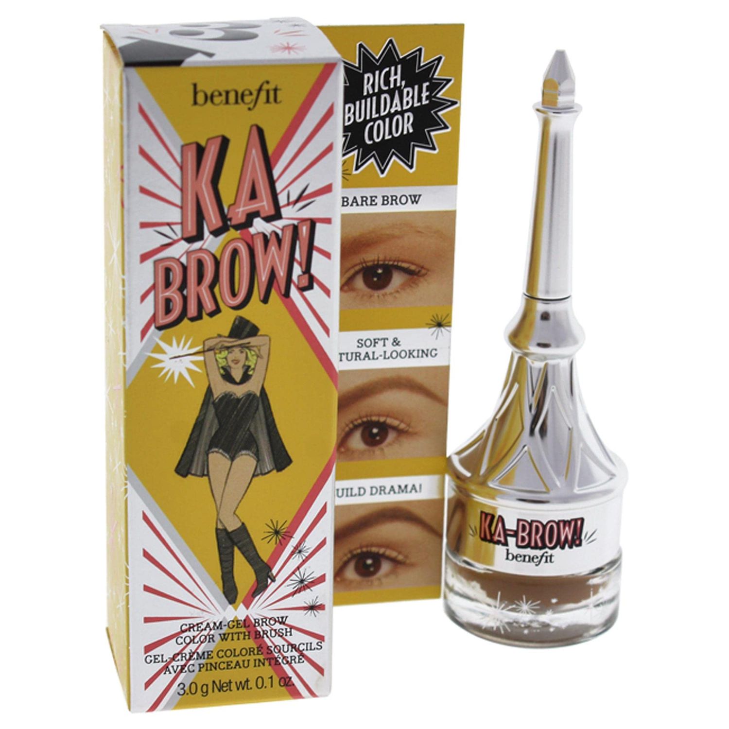 Benefit Ka-brow! Cream-gel, 03 Medium, 0.1 Ounce