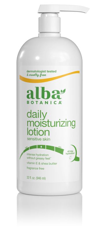 Alba Botanica Very Emollient Body Unscented Lotion, 32 Ounce