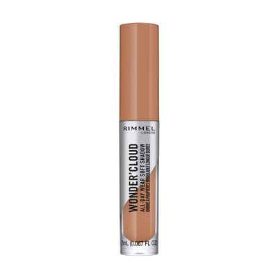 Rimmel London Wonder'Cloud Eyeshadow, Buildable, Long-Wearing, Built-In Primer, 001, Honey Drop, 0.06oz