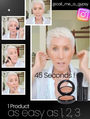 Go-Natural The All-In-One Cosmetic  Magic Powder Mineral Makeup REGULAR SIZE